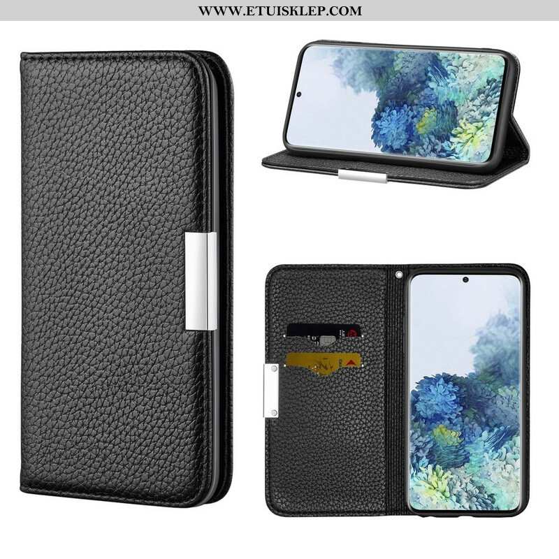 Etui Na Telefon do Samsung Galaxy S21 5G Etui Folio Liczi Ze Sztucznej Skóry Ultra Szykowny